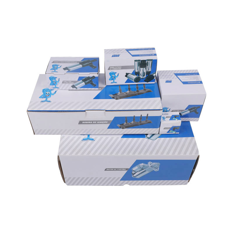 4 colores ex parte posteriori operculo auto- rum partium Corrugated Packaging Box